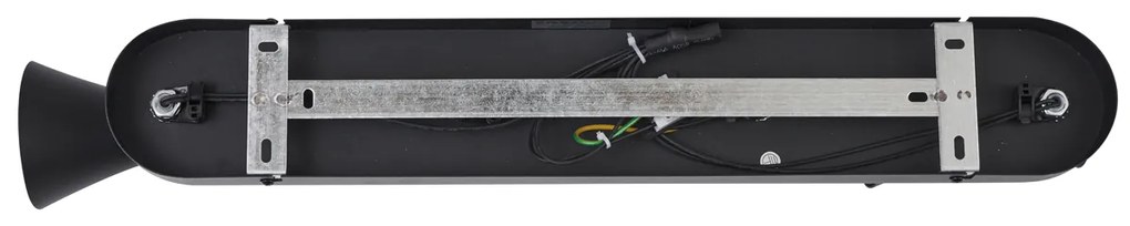 Modern mennyezeti spotlámpa fekete 4-lámpás forgatható és dönthető - Triangle