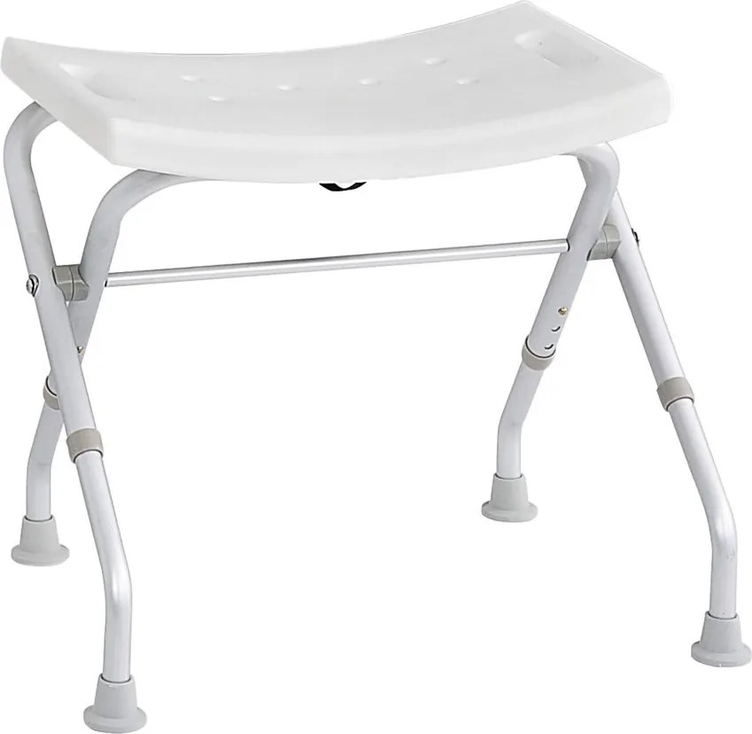 Ridder, Fürdőszobaszék, összecsukható, fehér, A0050301