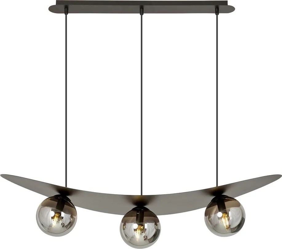 Emibig modern függeszték aura fekete grafit emi1300/3