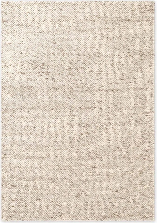 Bézs-natúr színű kézi szövésű gyapjú szőnyeg 160x230 cm Lyon Beans – Elle Decoration