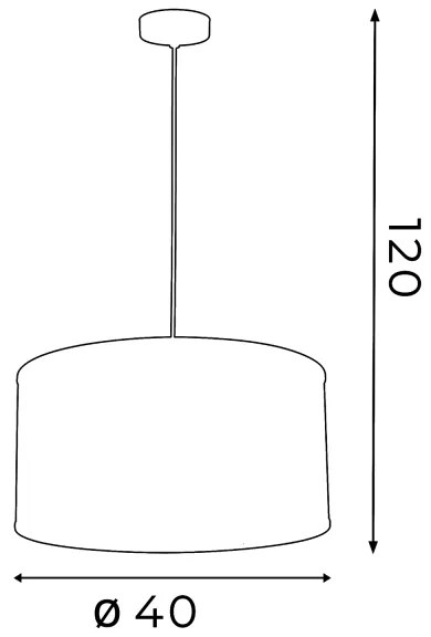 Csillár FELIX 1xE27/60W/230V fekete