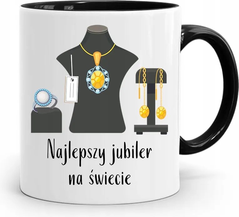 Ékszerésznek Fekete Bögre A Világ Legjobbja fényképes nyomtatással