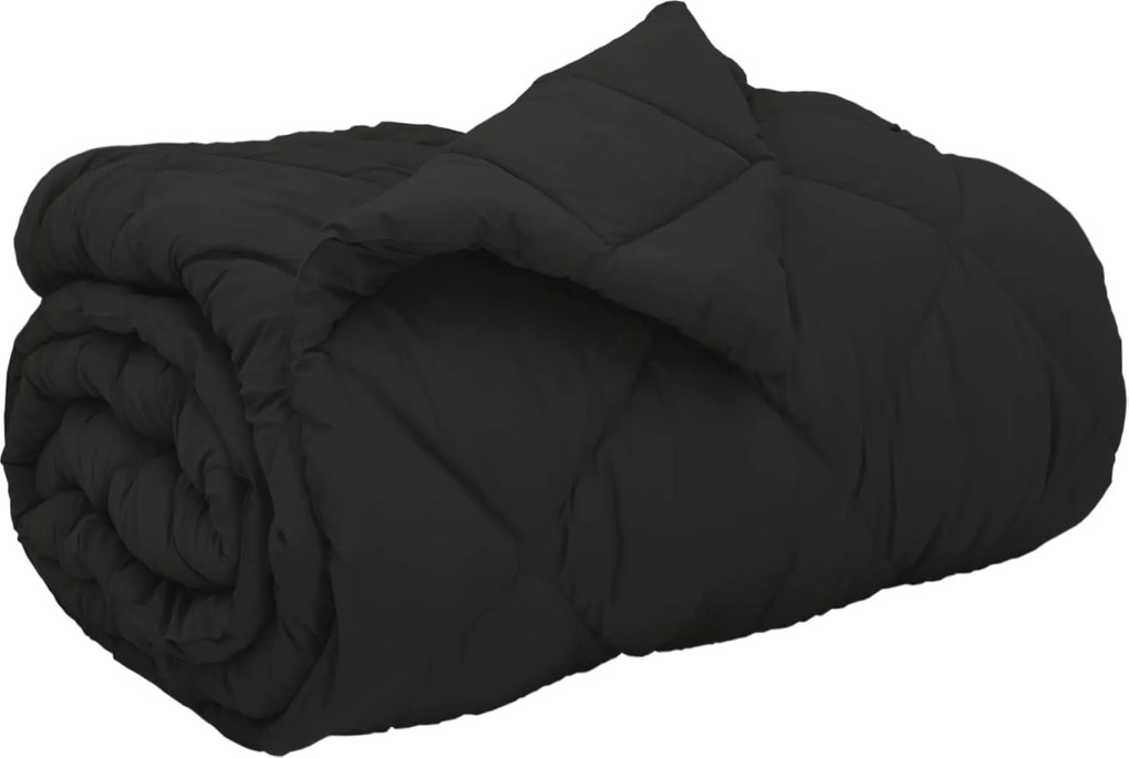 vidaXL Téli takaró Fekete 200 x 135 cm Mikroszál