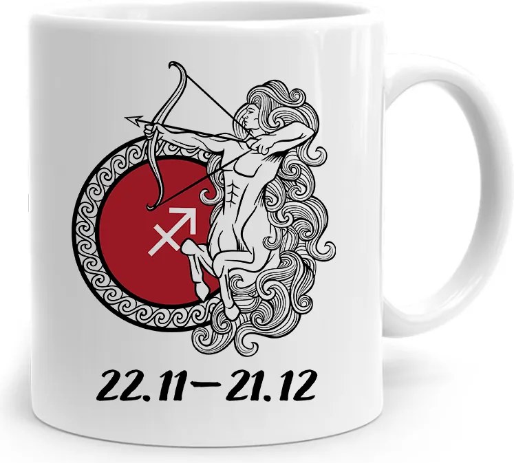 Csillagjegyek Csillagjegy Bögre Horoszkóp Nyilas nyomtatott fényképpel