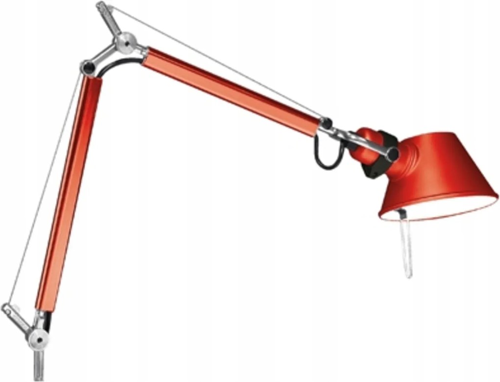 Artemide Tolomeo Micro lámpatest piros, foglalat nélkül, E14