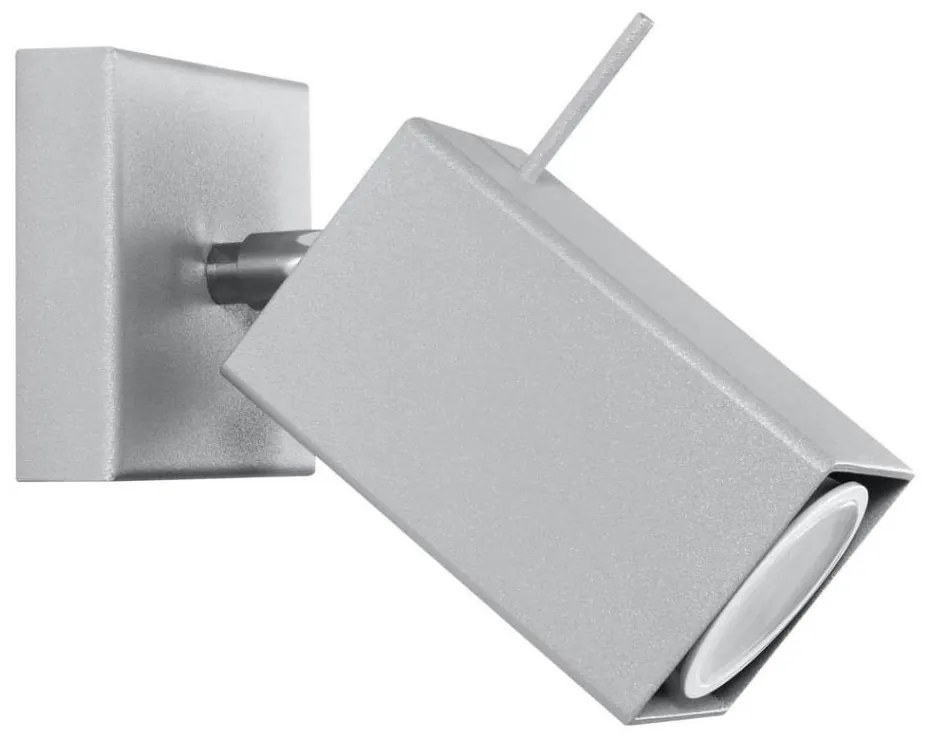 Sollux SL.0455 - MERIDA 1xGU10/40W/230V fali spotlámpa, szürke