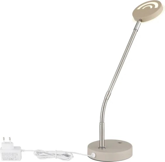 Globo 58504TSA - SILVIO érintésvezérlésű, dimmelhető asztali LED-lámpa LED/6,5W/230V bézs