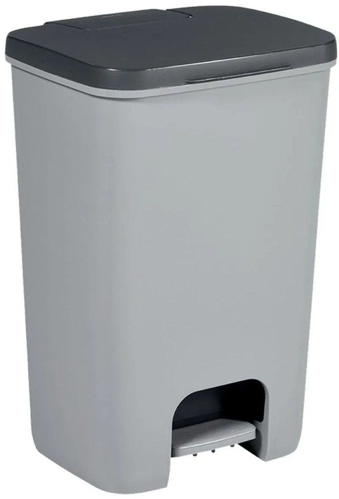 CURVER ESSENTIALS pedálos szemetes 40L, antracit/szürke 225359 (00760-686)