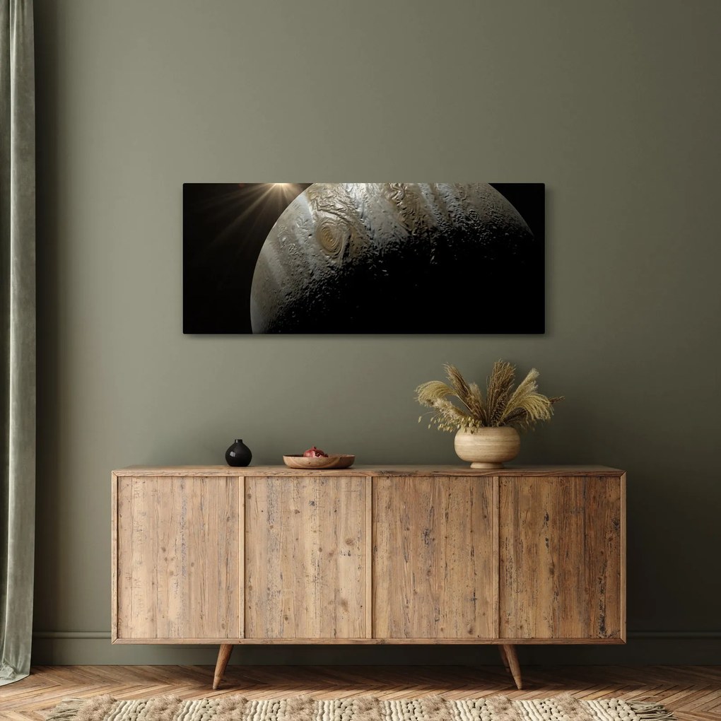 Egy bolygó képe az űrben (120x50 cm)