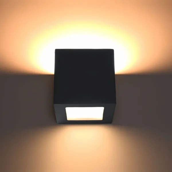 Sollux SL.0872 - Fali lámpa LEO 1xE27/60W/230V fekete