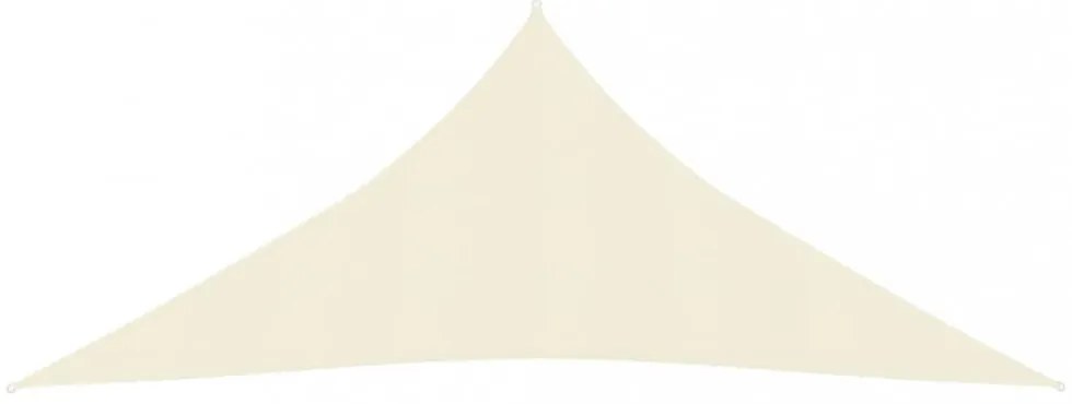 krémszínű HDPE napvitorla 160 g/m² 4 x 5 x 5 m