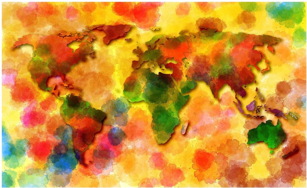 Fotótapéta világtérkép fotótapéta 312 x 219