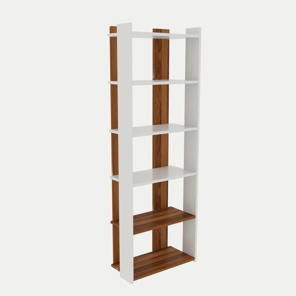 Sakran White and Walnut könyvtár
