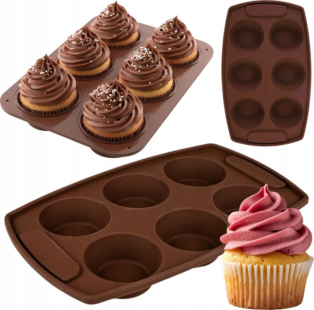 Szilikon Muffin Sütőforma Téglalap Alakú Karl Hausmann