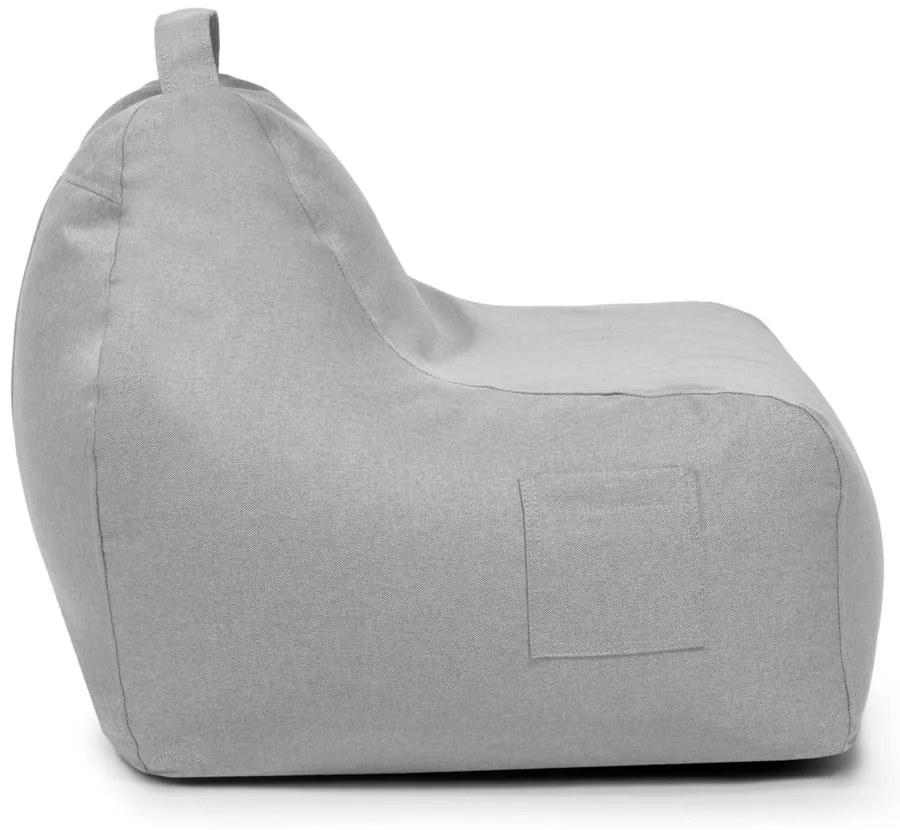 Világosszürke gyerek babzsákfotel Game Amuse – SLOWDOWN