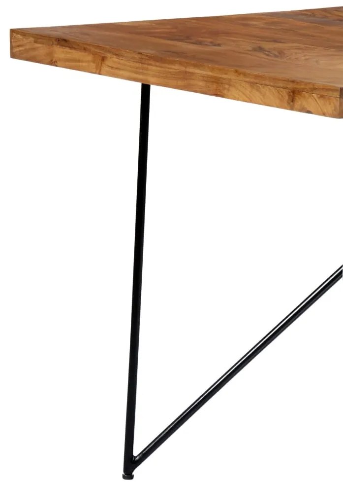 Tömör akácfa étkezőasztal 180 x 90 x 76 cm