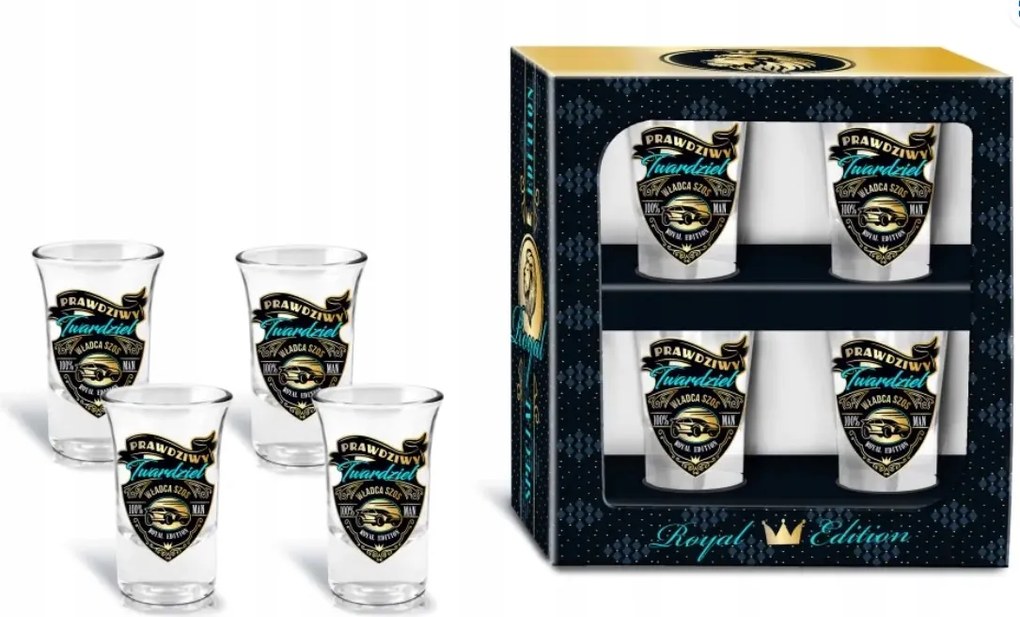 Poharak 4 db-os Valódi Vagány Országúti Uralkodó