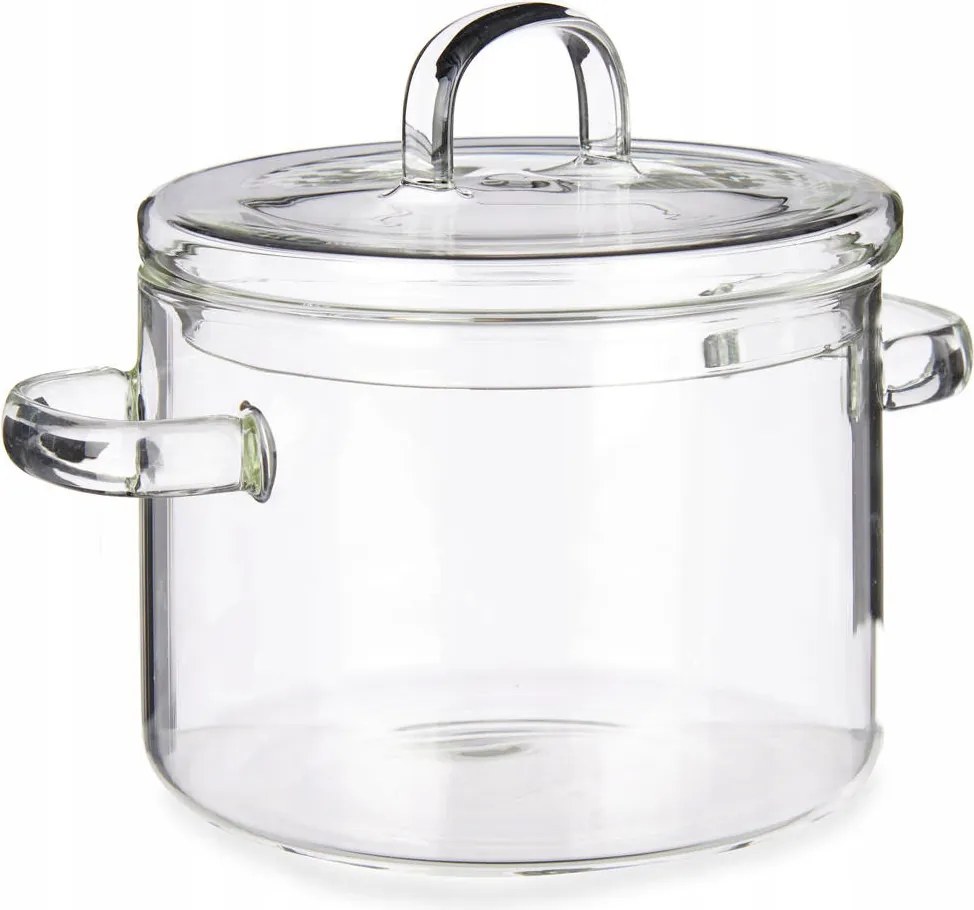 Hőálló Edény Sütőedény üveg 1l