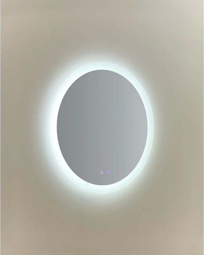 Fali tükör világítással ø 60 cm Mervi – Kave Home