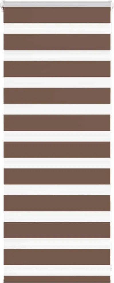 vidaXL zebrafüggönnyel barna szövetszélesség 50,9 cm poliészter