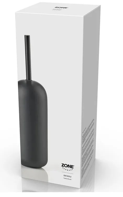 Fekete beton WC-kefe Sensu – Zone