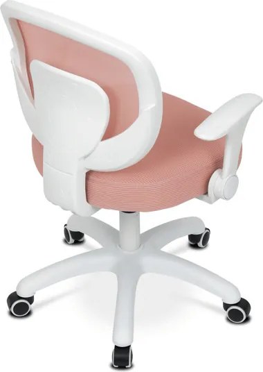 Gyerek Forgószék, Magasságállítás, Rózsaszín Hálós. KA-K1062 PINK