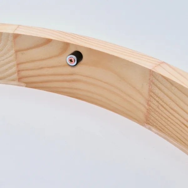 Mennyezeti lámpa NATURAL SLIM 2xE27/60W/230V ø 37 cm fenyő