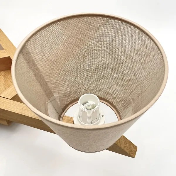 Brilagi - LED Felületre szerelhető csillár ANTHONY 5xE14/40W/230V tölgy