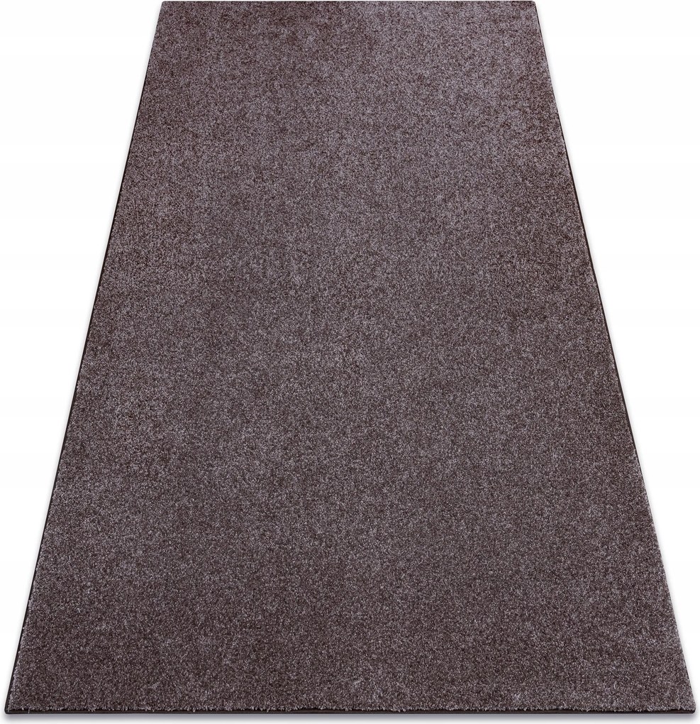 San Miguel Puha Szőnyeg 133x133 cm Egyszínű barna