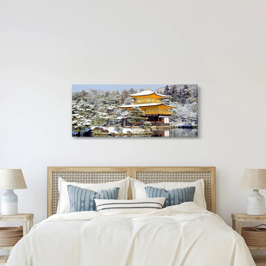 Kép - Kinkakuji, Japán (120x50 cm)