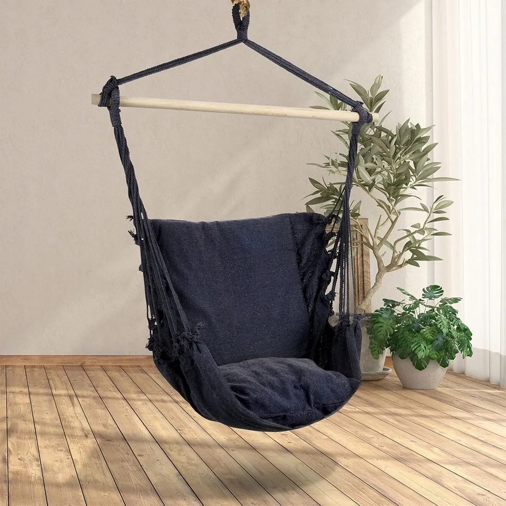 Brazil grafit függőágy párnával