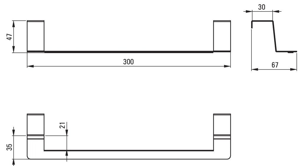 Deante Deante, rozsdamentes konyharuha tartó, fekete, ZZM_N60R