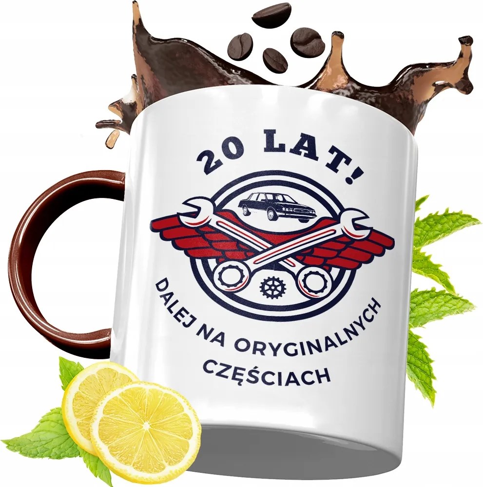 Bordó Bögre 20. Születésnapra Ajándék fényképes nyomtatással