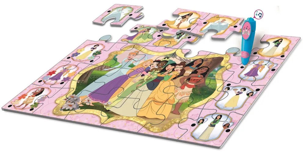 Disney Hercegnők Reunion interaktív 24 db-os puzzle Clementoni
