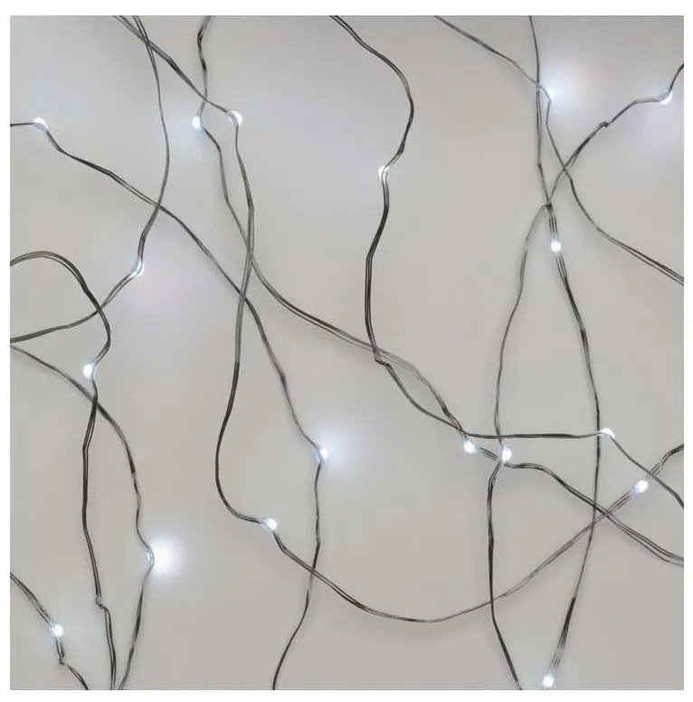 LED Karácsonyi kültéri lánc 100xLED/15m IP44 hideg fehér