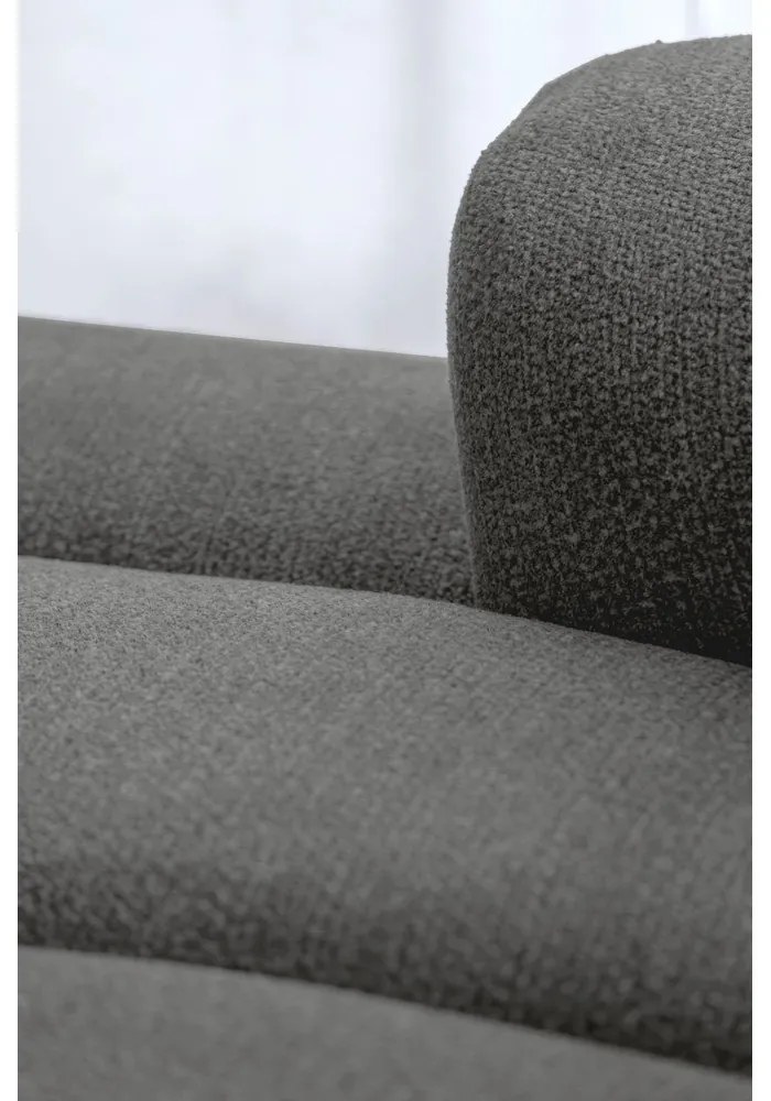 Szürke sarokkanapé (jobb oldali-U alakú) Shell – Miuform