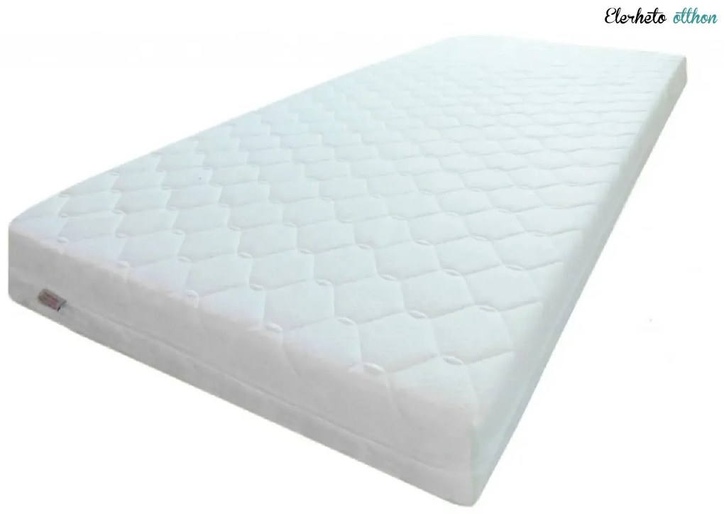 Hab matrac DELUXE 90 x 200 cm Matracvédő: Matracvédővel