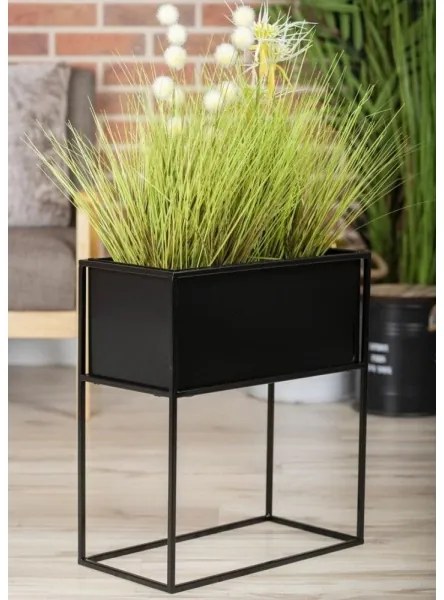 Virágállvány 50x44 cm fekete