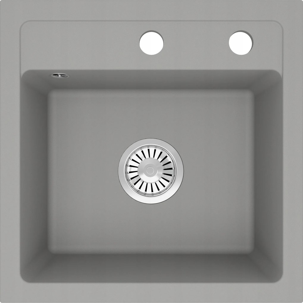 Gránit mosogató Bella egymedencés konyhai mosogató 44 x 44 cm