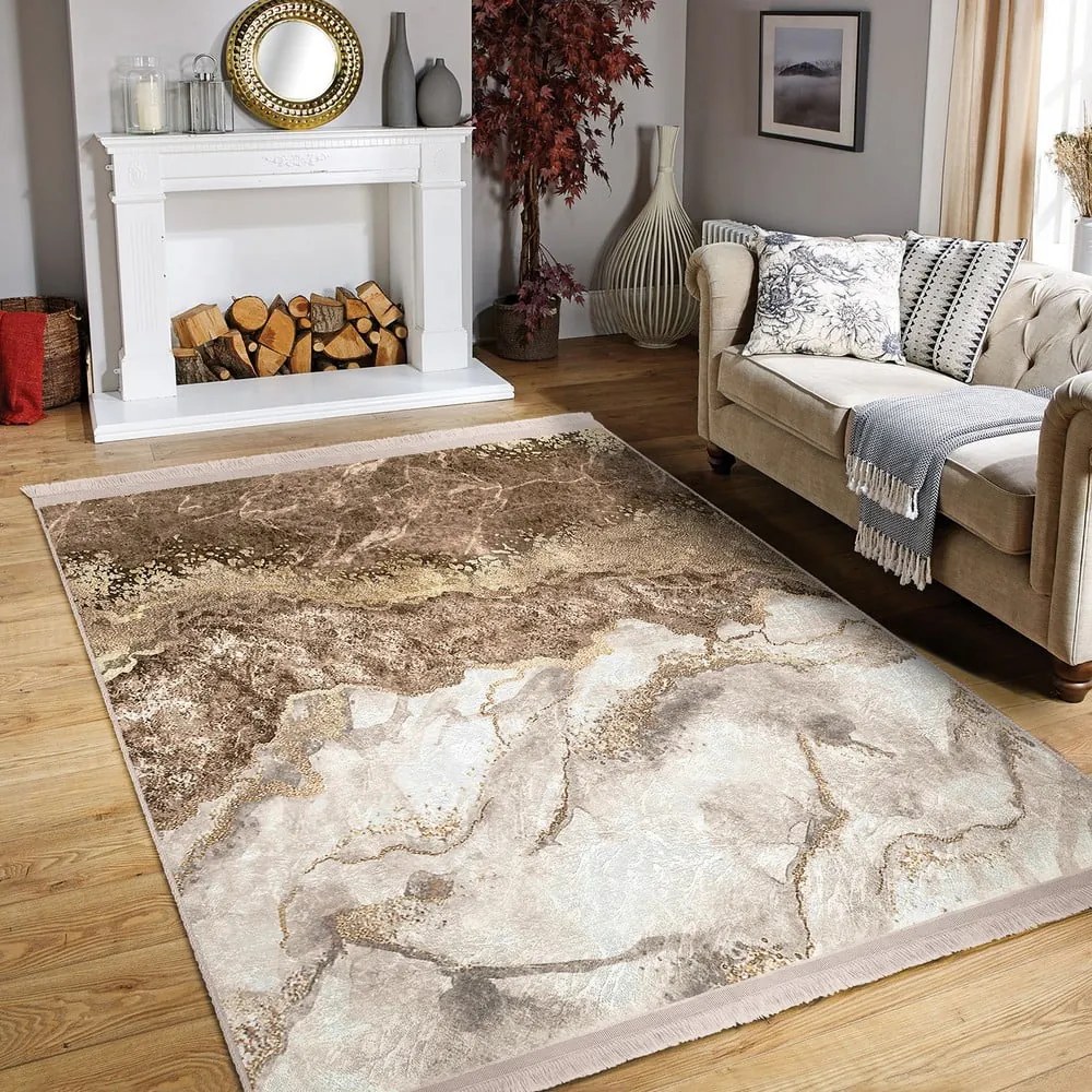 Bézs szőnyeg 160x230 cm – Mila Home