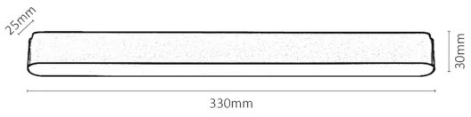 Rabalux 70124-LED Dimmelhető mennyezeti lámpa 1 fázisú sínrendszerhez LiTrack 16W/24V 33 cm