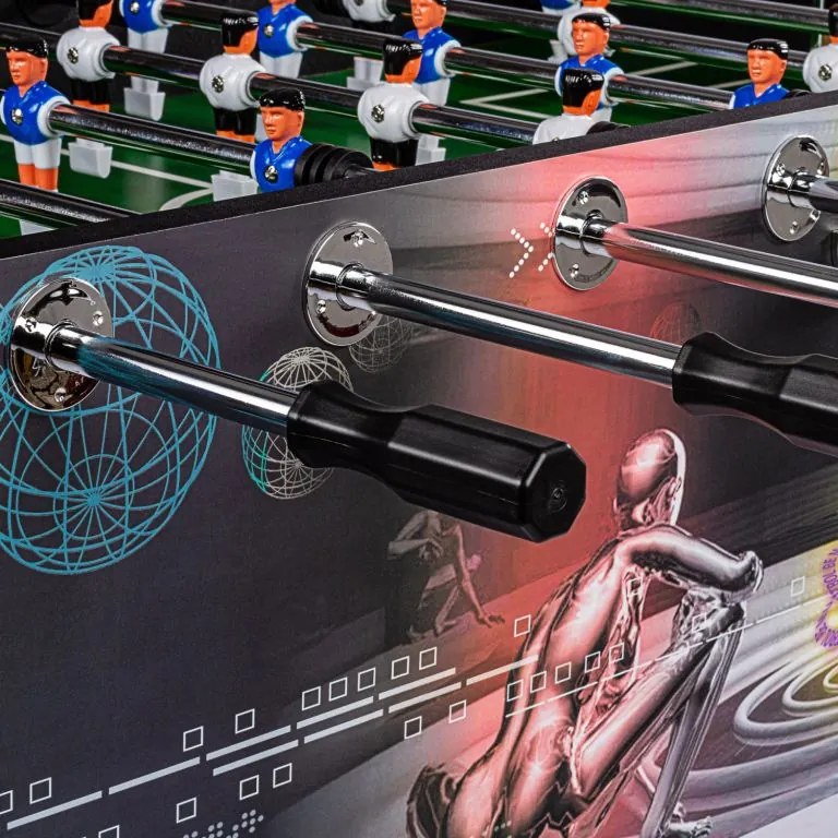 GamesPlanet® Csocsóasztal LEEDS Cyber 140 x 73 cm