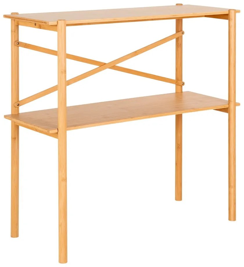 Natúr színű bambusz konzolasztal 32x83 cm Manaus – House Nordic