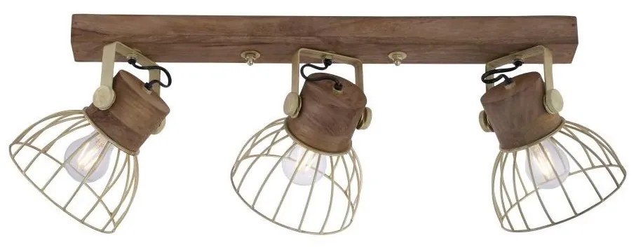 Leuchten Direkt 11488-60 - Spotlámpa ALAMI 3xE27/25W/230V