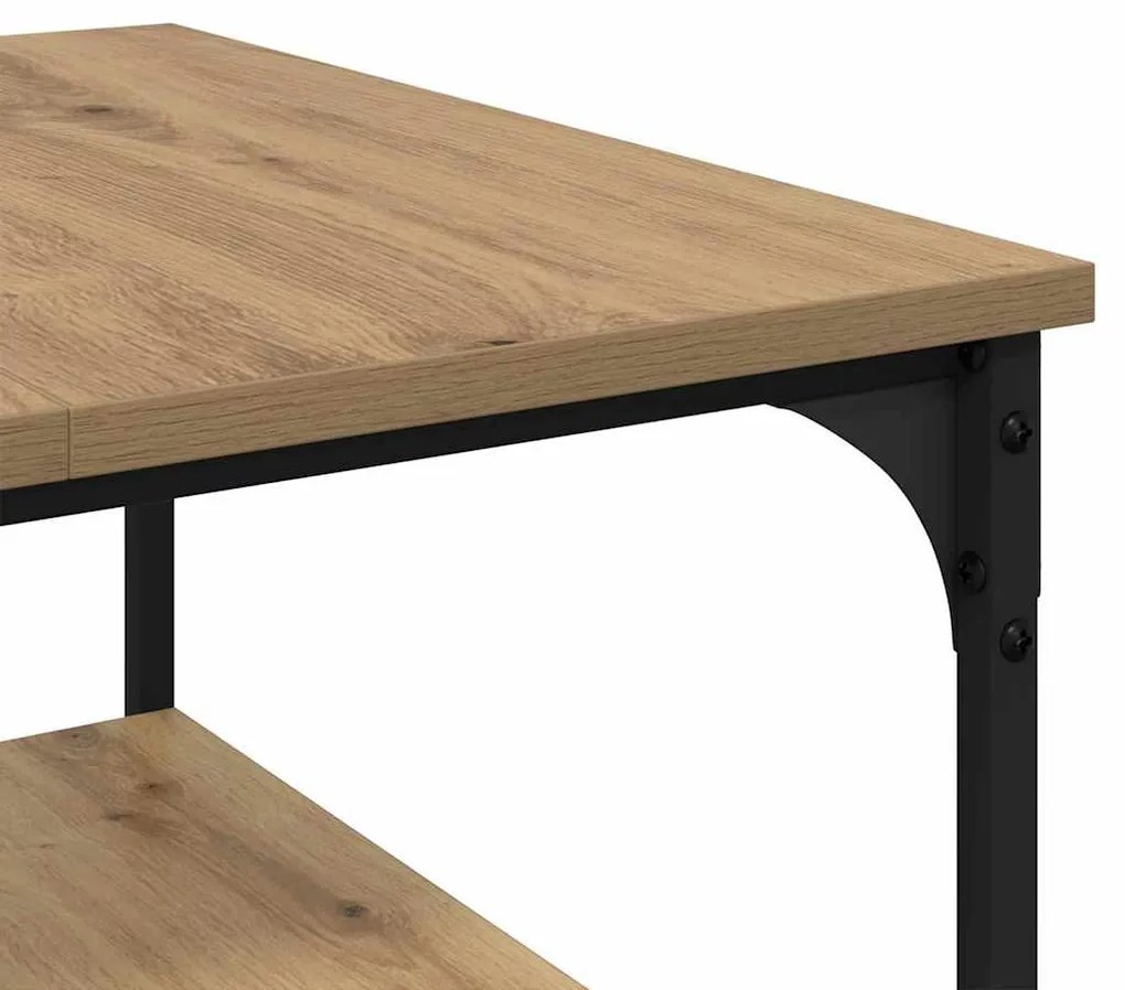 Dohányzóasztal Artisan tölgy 55 x 55 x 40 cm Faanyag