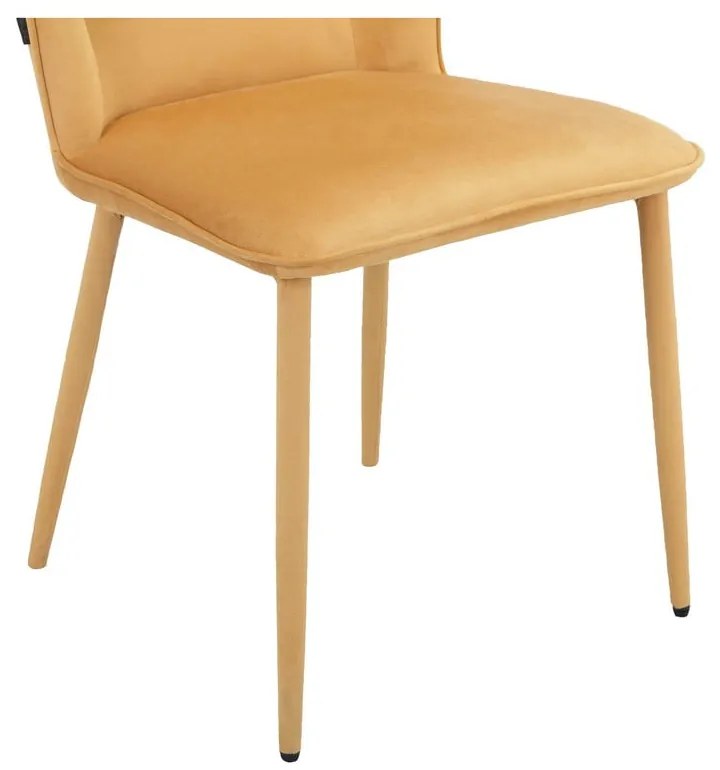 Sárga bársony étkezőszék szett 2 db-os Wilma – Støraa