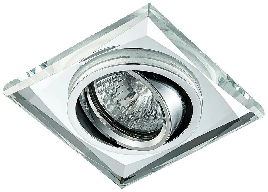 Prezent ELEGANT GLASS MOVABLE 71052 Beépíthető spotlámpa 1x50W/GU10 IP20