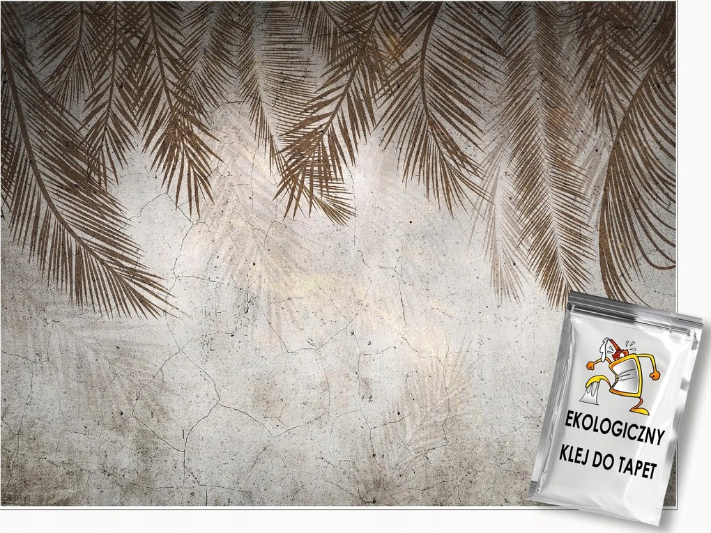 Fotótapéta Pálmalevelek Tollak A Nappali Hálószobájába Flizelina Tapéta 350x250