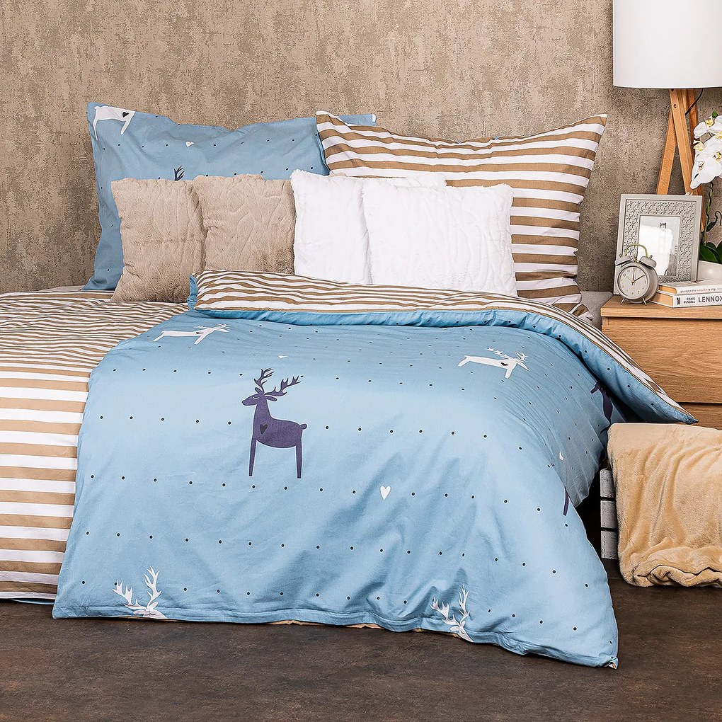 4Home Deer pamut ágyneműhuzat