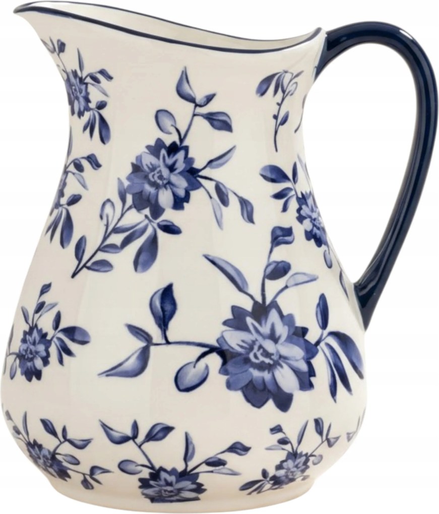 Kancsó alakú váza retro kerámia dekoráció 16 x 18,5cm